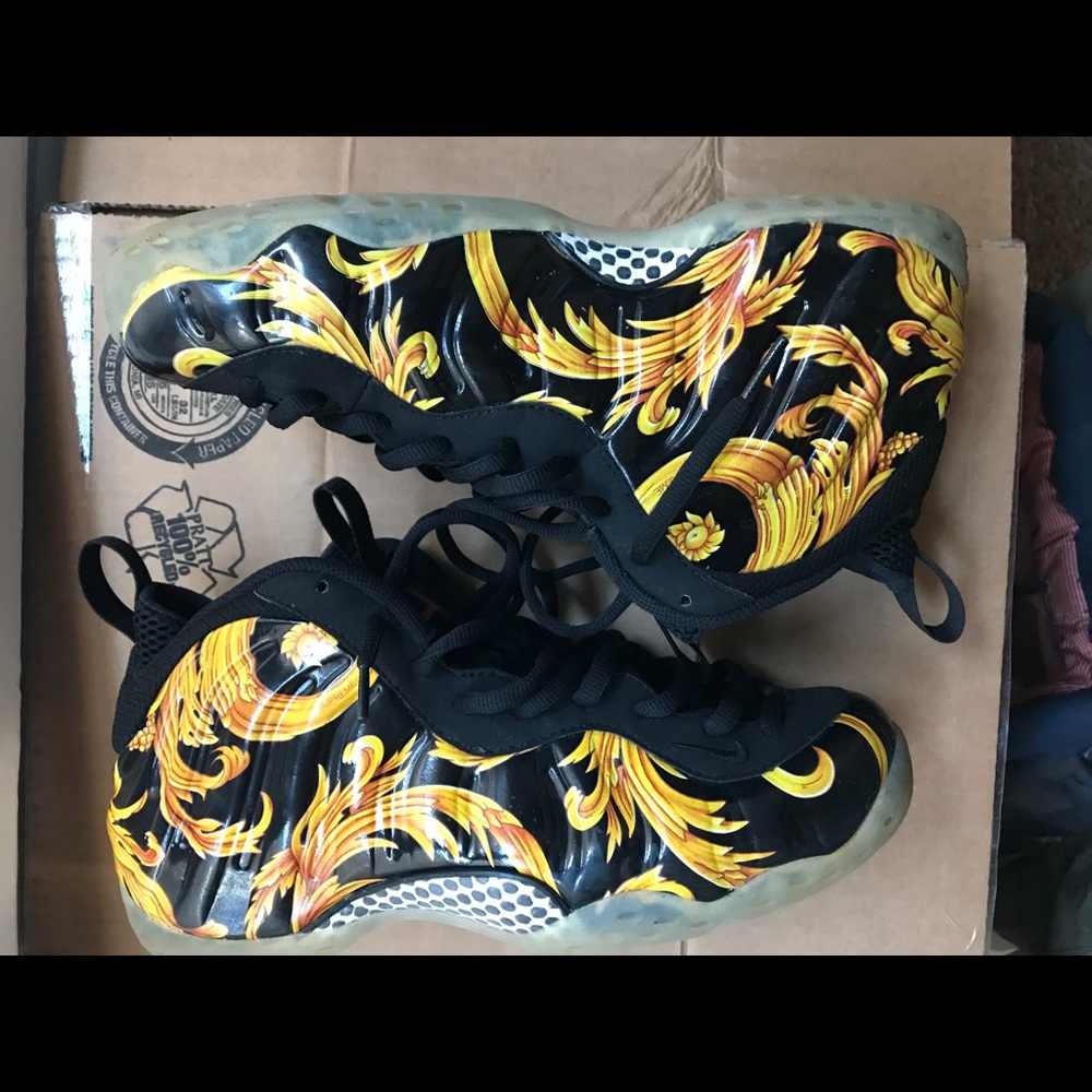 Nike Foamposite Supreme Galaxy QS Big Bang Penny